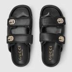 Gucci Women’s sandal with crystal Double G - Image 2